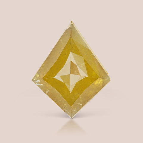 Natural Orange Kite Rosecut Diamond