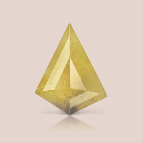 Natural Yellow Kite Rosecut Diamond